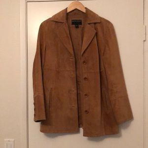 Bernardo suede camel jacket